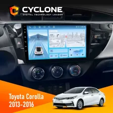 Штатна магнітола Toyota Corolla 2013-2016 CYCLONE C10-012 4X64 DSP 4G