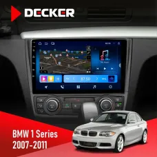 Штатна магнітола BMW 1 Series 2007-2011 Climate DECKER D9-008 8X128 DSP 4G