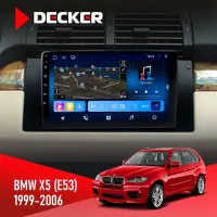Штатна магнітола BMW X5 (E53) 1999-2006 DECKER D9-008 8X128 DSP 4G
