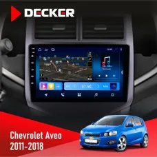 Штатна магнітола Chevrolet Aveo 2011-2018 DECKER D9-008 8X128 DSP 4G