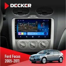 Штатна магнітола Ford Focus 2 2005-2011 DECKER D9-008 8X128 DSP 4G