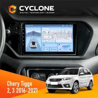 Штатна магнітола Chery Tiggo 2, 3 2016-2021 CYCLONE C9-012 4X64 DSP 4G
