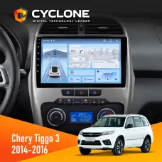 Штатна магнітола Chery Tiggo 3 2014-2016 CYCLONE C10-012 4X64 DSP 4G
