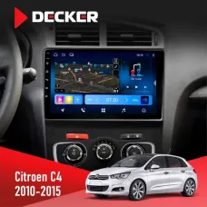 Штатна магнітола Citroen C4 2010-2015 DECKER D10-008 8X128 DSP 4G