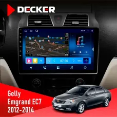 Штатна магнітола Gelly Emgrand EC7 2012-2014 DECKER D10-008 8X128 DSP 4G