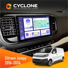 Штатна магнітола Citroen Jumpy 2016+ CYCLONE C9-011 4X64, DSP