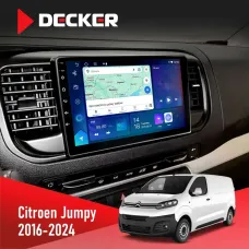 Штатна магнітола Citroen Jumpy 2016+ DECKER D9-007 4X64 DSP 360 4G