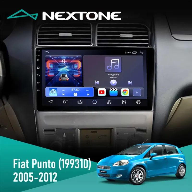 Штатна магнітола Fiat Punto, Linea 2005-2014 CYCLONE C9 CPL 2X32