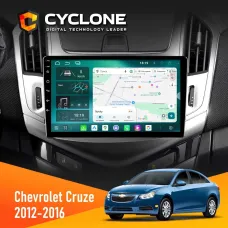 Штатна магнітола Chevrolet Cruze 2012-2016 CYCLONE C9-013 4X64 DSP 4G