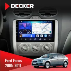 Штатна магнітола Ford Focus 2 2005-2011 Black DECKER D9-006 4X64, 4G