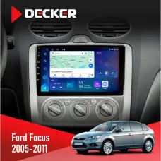 Штатна магнітола Ford Focus 2 2005-2011 Black DECKER D9-007 4X64 DSP 360 4G