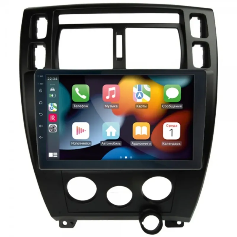 Штатна магнітола Hyundai Tucson 2005-2010 Black CYCLONE C10-004 4X64, DSP, 2K