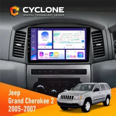 Штатна магнітола Jeep Grand Cherokee 2005-2007 Big Screen CYCLONE C10-011 4X64, DSP