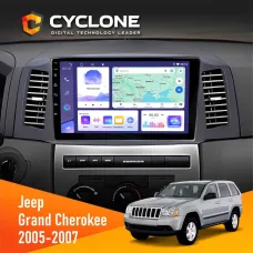 Штатна магнітола Jeep Grand Cherokee 2005-2007 Small Screen CYCLONE C10-011 4X64, DSP