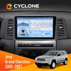 Штатна магнітола Jeep Grand Cherokee 2005-2007 Small Screen CYCLONE C10-012 4X64 DSP 4G