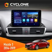 Штатна магнітола Mazda 3 2014-2019 CYCLONE C9-011 4X64, DSP