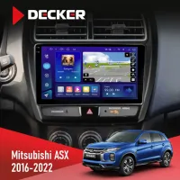 Штатна магнітола Mitsubishi ASX 2016-2022 DECKER D10-005 4X64, DSP, 360, 4G, 2K