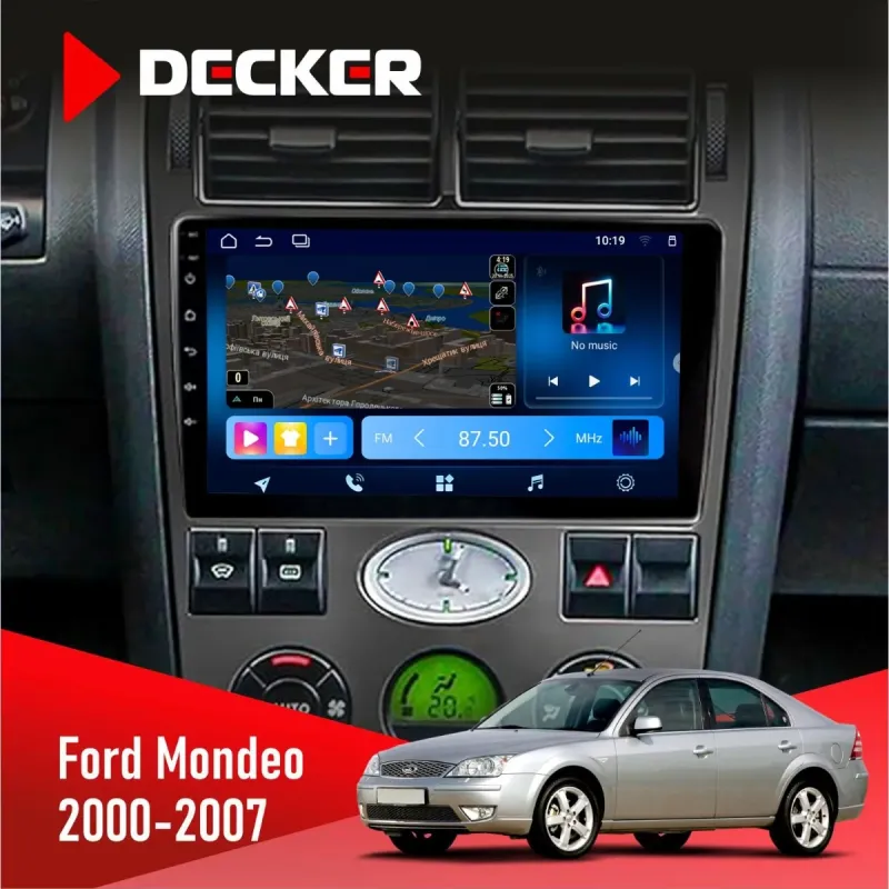 Штатна магнітола Ford Mondeo 2000-2007 DECKER TS TS9-003 4X64, DSP 4G, 2K