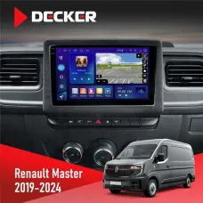 Штатна магнітола Renault Master 2019+ DECKER D10-005 4X64, DSP, 360, 4G, 2K