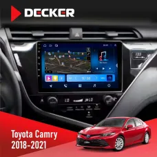 Штатна магнітола Toyota Camry 2018-2021 DECKER D10-008 8X128 DSP 4G