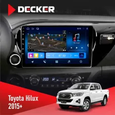 Штатна магнітола Toyota Hilux 2015-2020 DECKER D10-008 8X128 DSP 4G