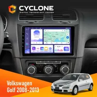 Штатна магнітола Volkswagen Golf 2008-2013 CYCLONE C9-011 4X64, DSP
