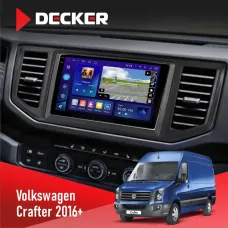 Штатна магнітола Volkswagen Crafter 2016+ DECKER D10-005 4X64, DSP, 360, 4G, 2K