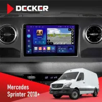 Штатна магнітола Mercedes-Benz Sprinter (W906) 2018+ DECKER D10-005 4X64, DSP, 360, 4G, 2K