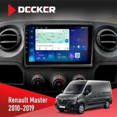 Штатна магнітола Renault Master 2010-2019 DECKER D10-007 4X64, DSP, 360, 4G