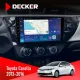 Штатна магнітола Toyota Corolla 2013-2016 DECKER D10-007 4X64, DSP, 360, 4G