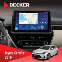 Штатна магнітола Toyota Corolla 2018+ DECKER D10-007 4X64, DSP, 360, 4G