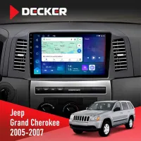 Штатна магнітола Jeep Grand Cherokee 2005-2007 Small Screen DECKER D10-007 4X64, DSP, 360, 4G