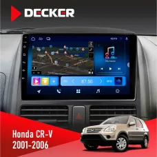 Штатна магнітола Honda CR-V 2001-2006 DECKER D9-008 8X128 DSP 4G