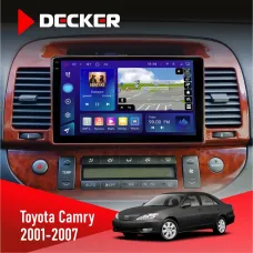Штатна магнітола Toyota Camry 30 2001-2007 DECKER D9-005 4X64, DSP, 360, 4G, 2K