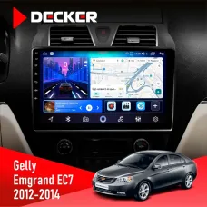 Штатна магнітола Gelly Emgrand EC7 2012-2014 DECKER D10-006 4X64, 4G