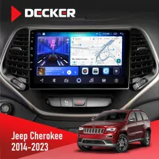 Штатна магнітола Jeep Cherokee 2014-2023 DECKER D10-006 4X64, 4G
