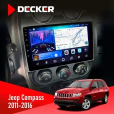 Штатна магнітола Jeep Compass, Patriot 2011-2016 DECKER D10-006 4X64, 4G