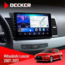 Штатна магнітола Mitsubishi Lancer X 2007-2017 DECKER D10-006 4X64, 4G