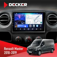 Штатна магнітола Renault Master 2010-2019 DECKER D10-006 4X64, 4G