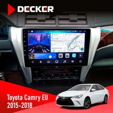 Штатна магнітола Toyota Camry 2015-2018 DECKER D10-006 4X64, 4G