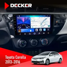 Штатна магнітола Toyota Corolla 2013-2016 DECKER D10-006 4X64, 4G