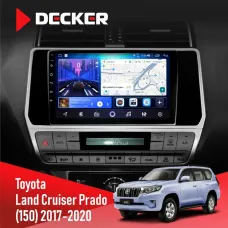 Штатна магнітола Toyota Land Cruiser Prado 150 2017-2020 DECKER D10-006 4X64, 4G