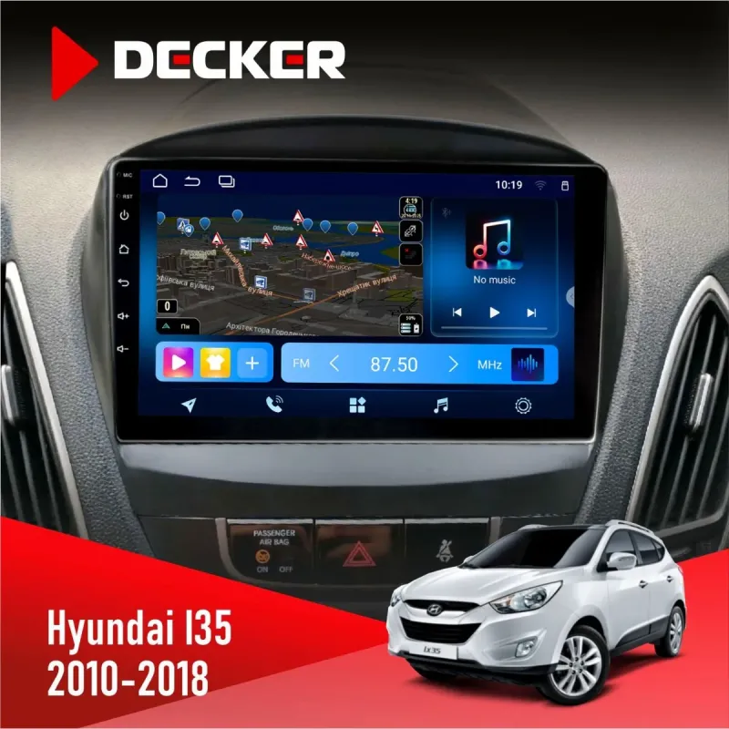 Штатна магнітола Hyundai ix35 2010-2018 DECKER TS TS9-003 4X64, DSP 4G, 2K