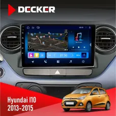Штатна магнітола Hyundai I10 2013-2015 DECKER D9-008 8X128 DSP 4G