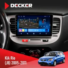 Штатна магнітола KIA Rio (JB) 2005-2011 DECKER D9-008 8X128 DSP 4G