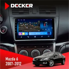 Штатна магнітола Mazda 6 GH 2007-2012 DECKER D9-008 8X128 DSP 4G