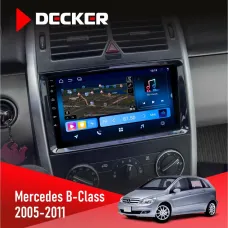 Штатна магнітола Mercedes-Benz B-Class (W245) 2005-2011 DECKER D9-008 8X128 DSP 4G