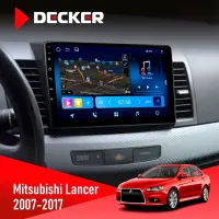Штатна магнітола Mitsubishi Lancer X 2007-2017 AMP Rockford DECKER D10-008 8X128 DSP 4G