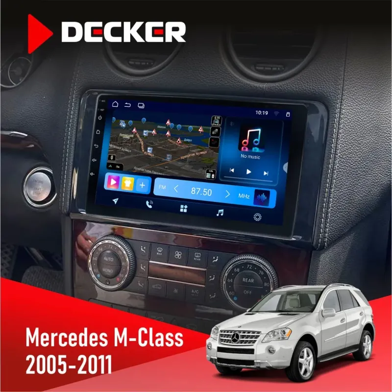 Штатна магнітола Mercedes-Benz M-Class (W164) 2005-2011 DECKER TS TS9-003 4X64, DSP 4G, 2K