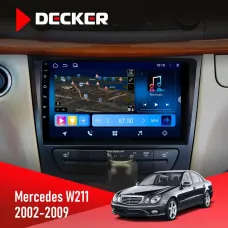 Штатна магнітола Mercedes-Benz E-Class (W211) 2002-2009 DECKER D9-008 8X128 DSP 4G